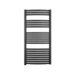 Полотенцесушитель электрический Terma Dexter One 122х50 см, черный матовый (WWDEN122050 K9M5E8P) - Фото 1